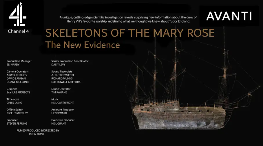 The Mary Rose title card
